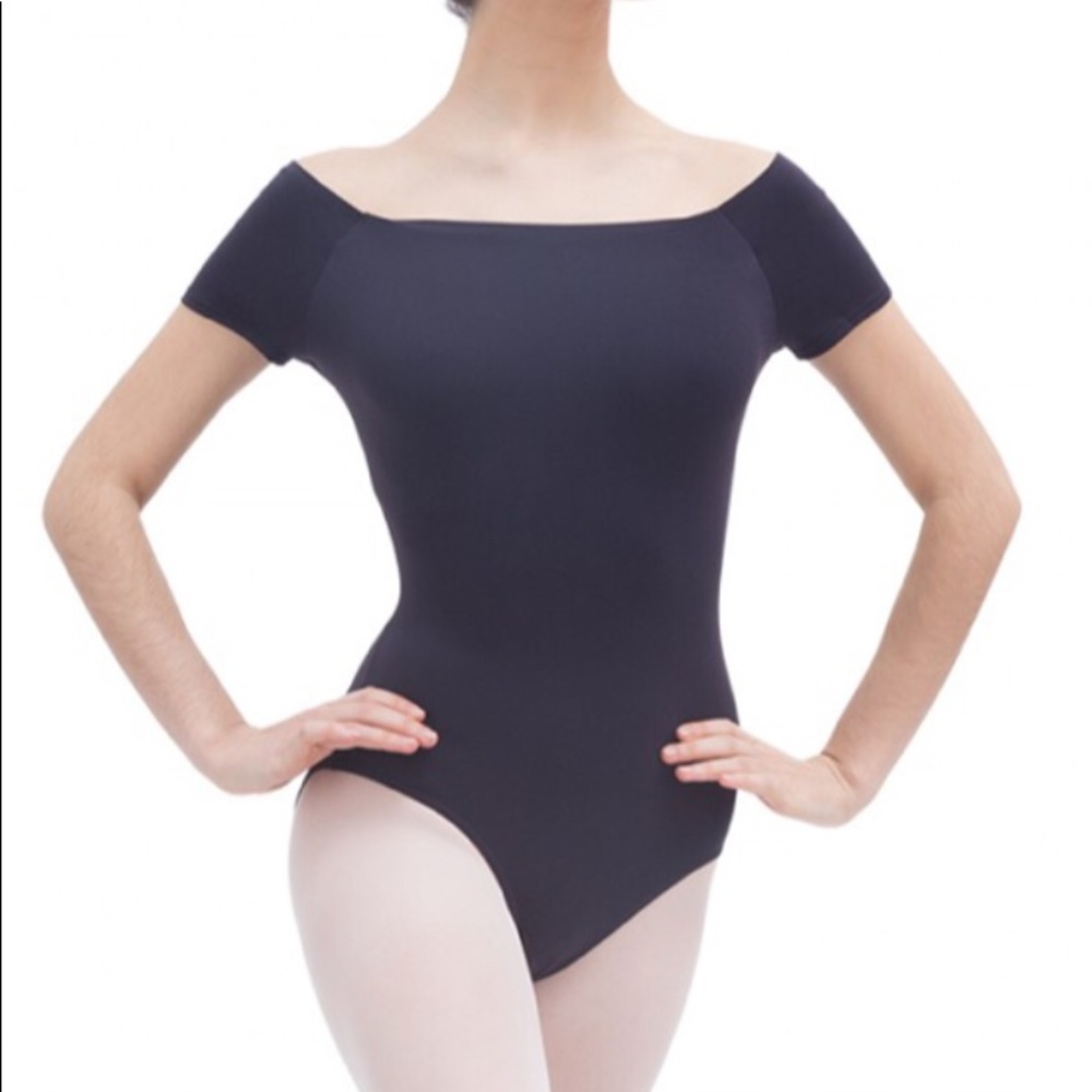 Repetto Cap Sleeve Leotard Bodysuit XL